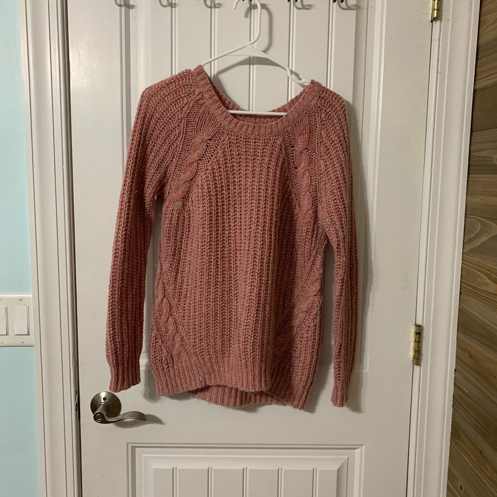 Pink sweater